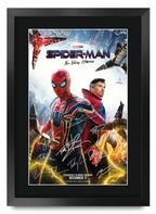 Spider-Man: No Way Home Movie Poster Tom Holland A3 framed print