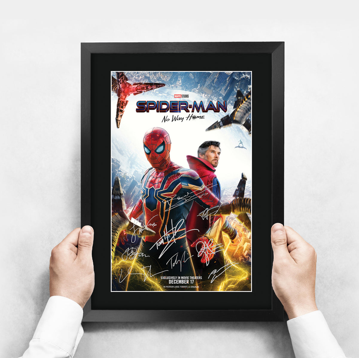 Spider-Man: No Way Home Movie Poster Tom Holland A3 framed print, view 3