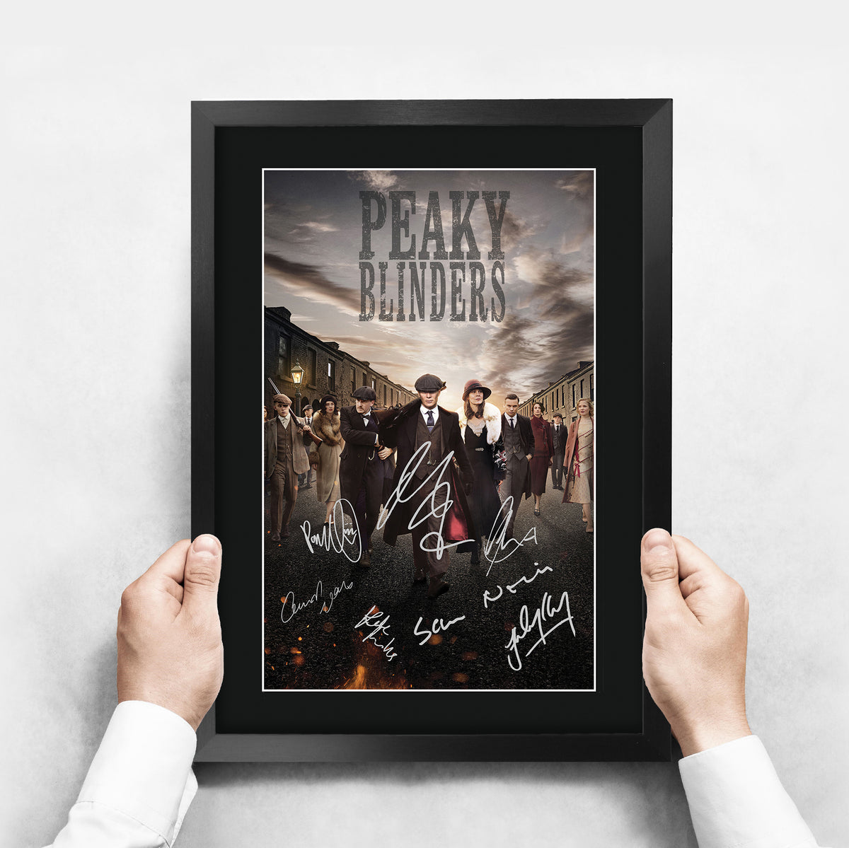 Peaky Blinders TV Series Poster The Cast A3 framed print, view 3