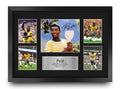 Pele Brazil A3 framed print