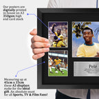 Pele Brazil A3 framed print, view 3