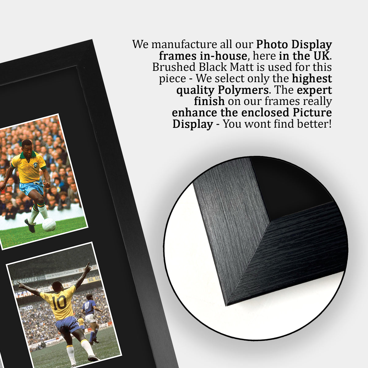 Pele Brazil A3 framed print, view 6