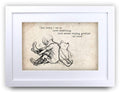Winnie the Pooh How Lucky A3 framed print