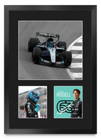 George Russell Mercedes A3 framed print