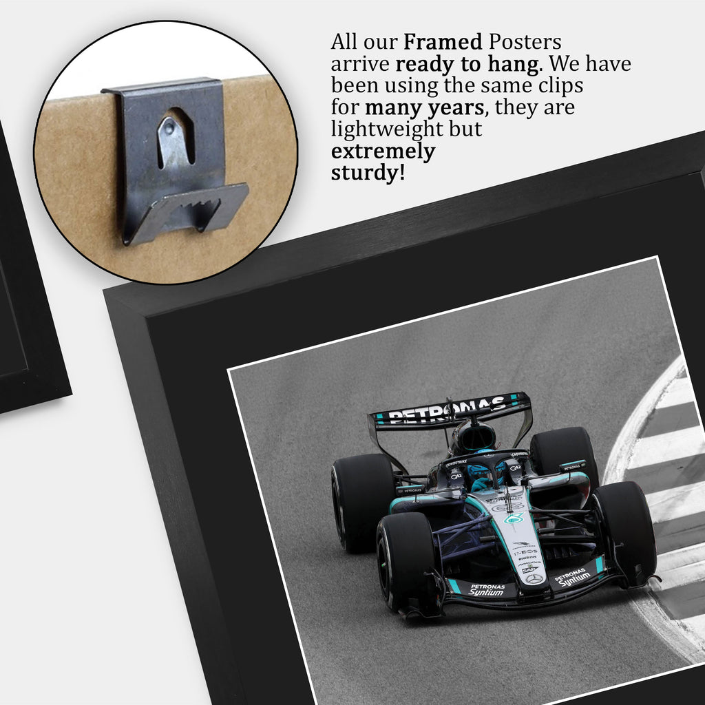 George Russell Mercedes A3 framed print, view 5
