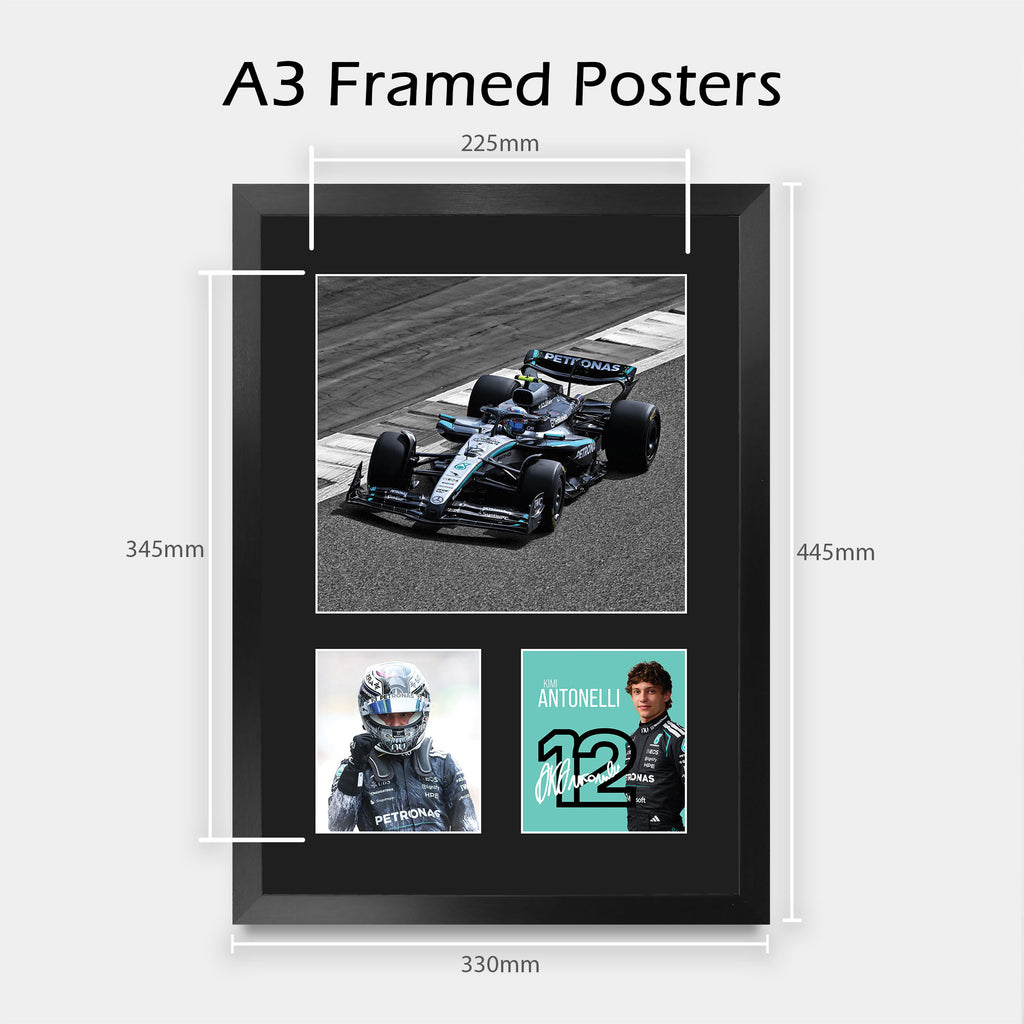 Kimi Antonelli A3 framed print, view 2