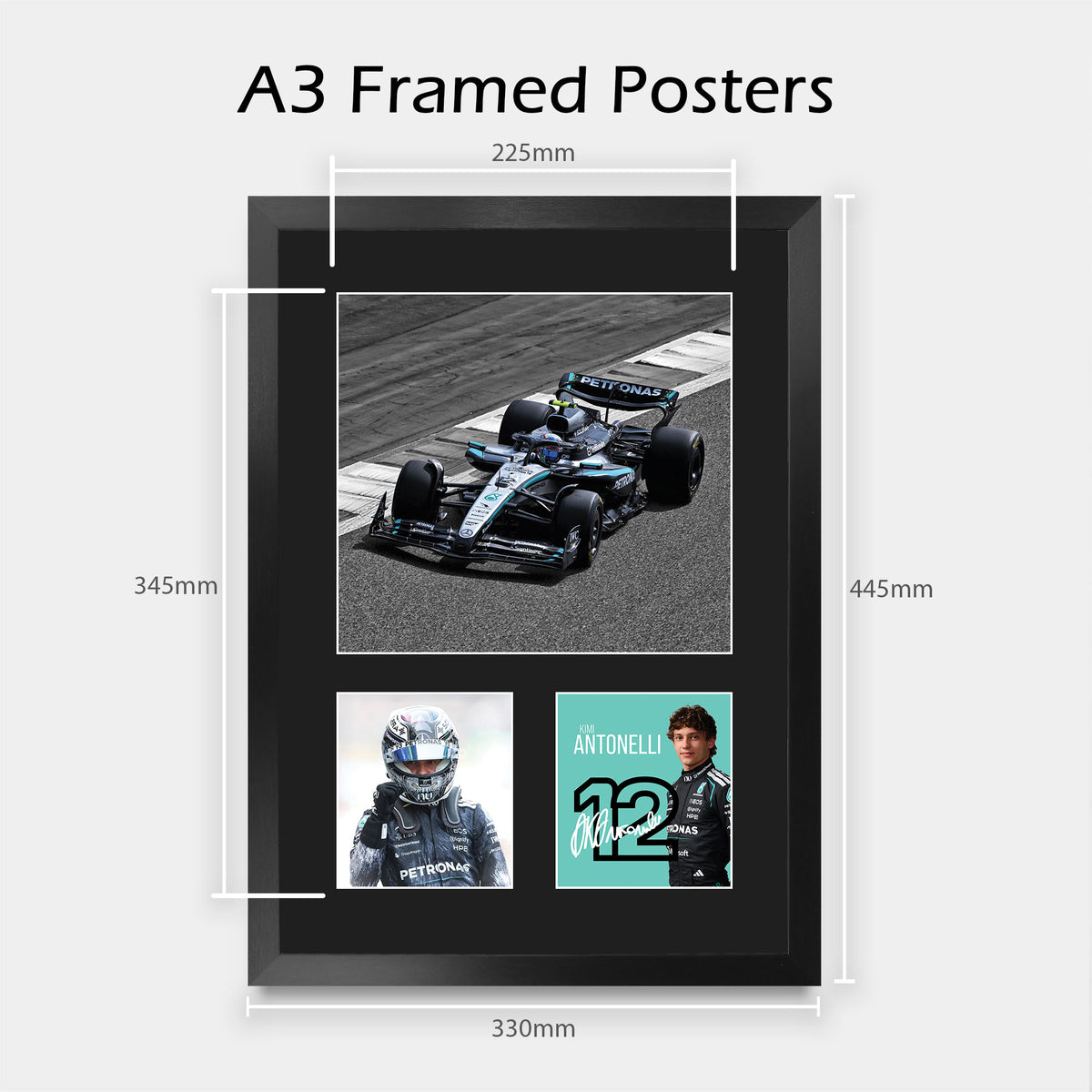 Kimi Antonelli A3 framed print, view 2