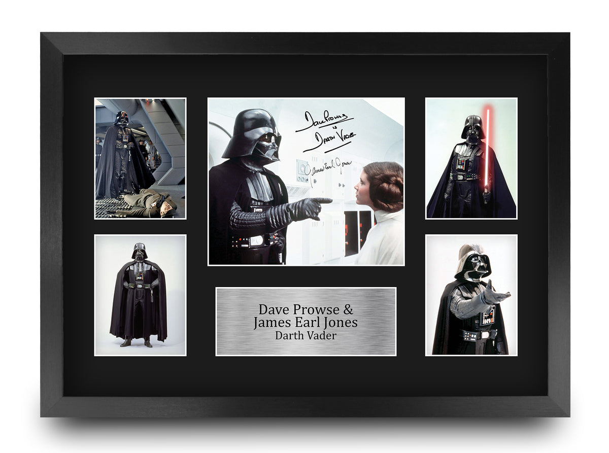 Dave Prowse & James Earl Jones A3 framed print
