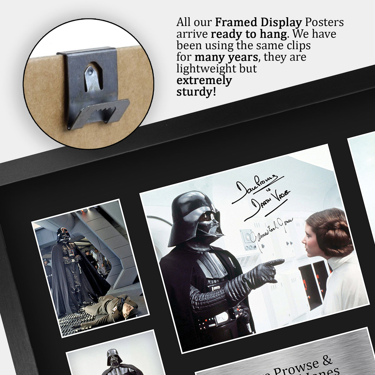 Dave Prowse & James Earl Jones A3 framed print, view 5