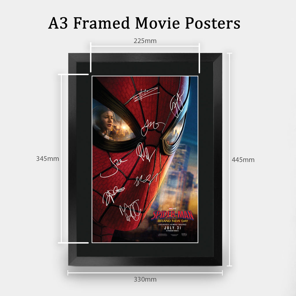 Spider-Man Brand New Day 2026 Poster Framed A3 Print Film Memorabilia A3 framed print, view 2