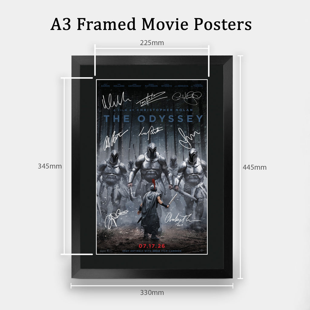 The Odyssey 2026 A3 Framed Movie A3 framed print, view 2