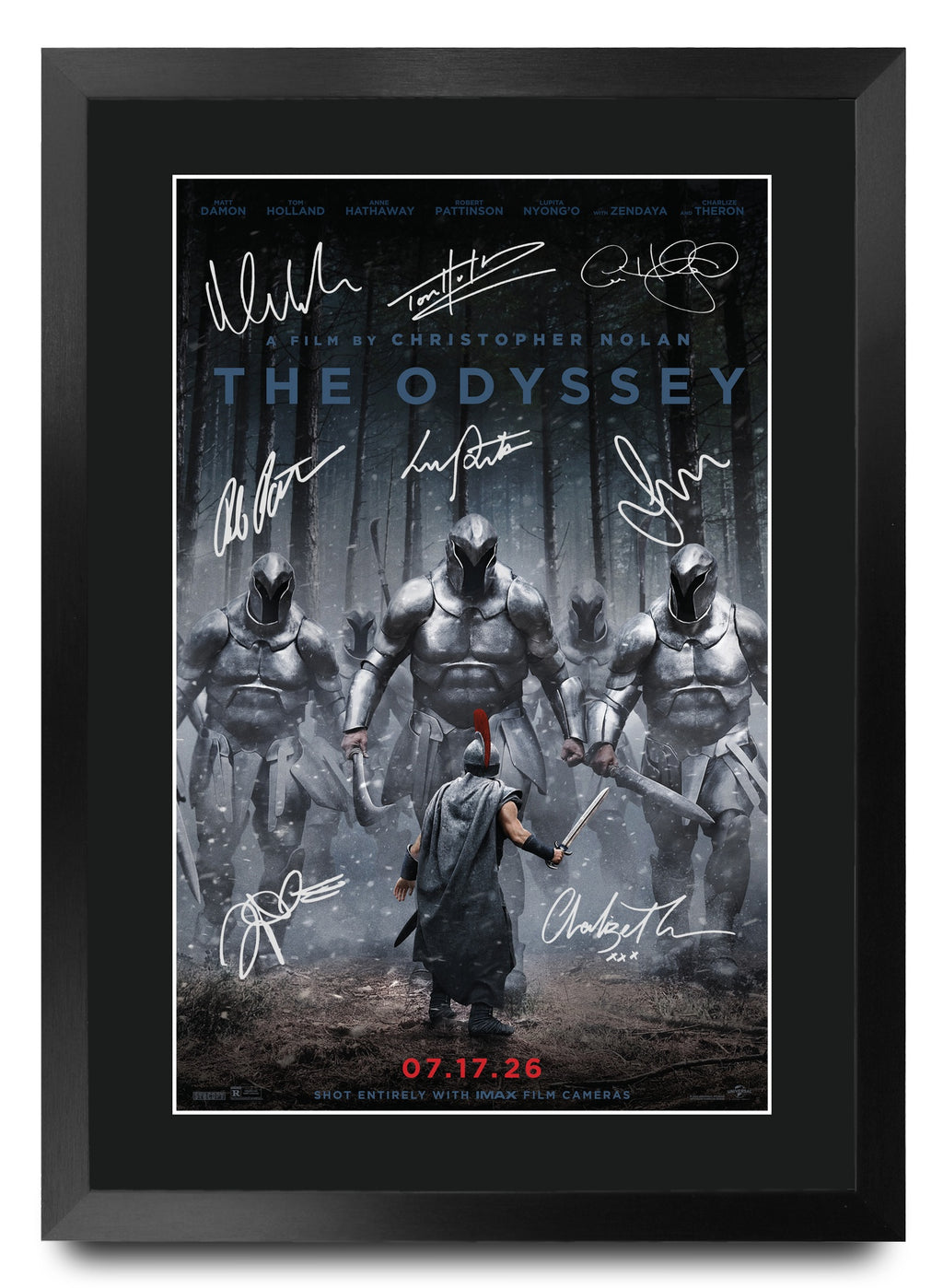 The Odyssey 2026 A3 Framed Movie A3 framed print