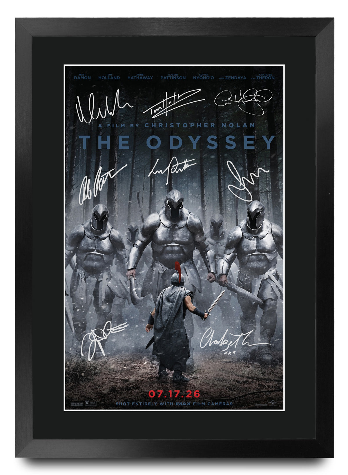 The Odyssey 2026 A3 Framed Movie A3 framed print