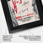 Anthony Joshua vs Tyson Fury A3 framed print, view 4
