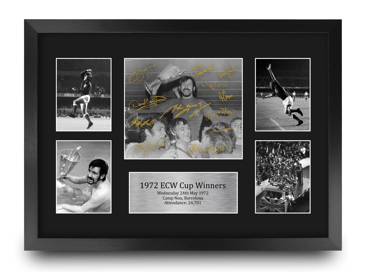 Rangers 1972 ECW Cup Winners A3 framed print