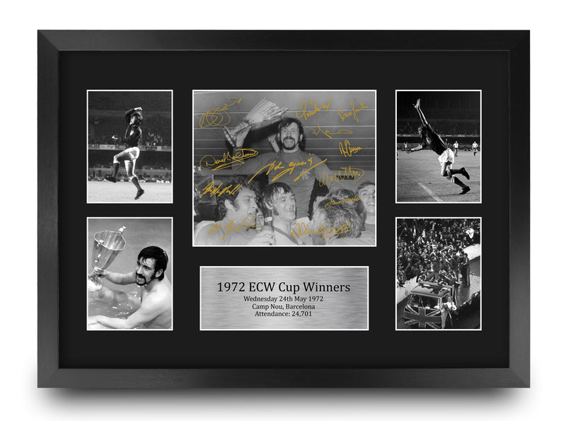 Rangers 1972 ECW Cup Winners A3 Framed Print