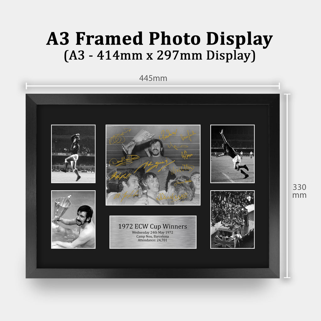 Rangers 1972 ECW Cup Winners A3 framed print, view 2