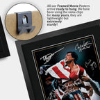 Rocky IV The Cast Rocky 4 Sylvester Stallone Dolph Lundgren Carl Weathers A3 framed print, view 5
