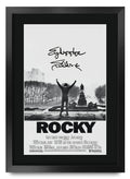 Rocky Movie Poster Sylvester Stallone A3 framed print
