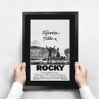Rocky Movie Poster Sylvester Stallone A3 framed print, view 3