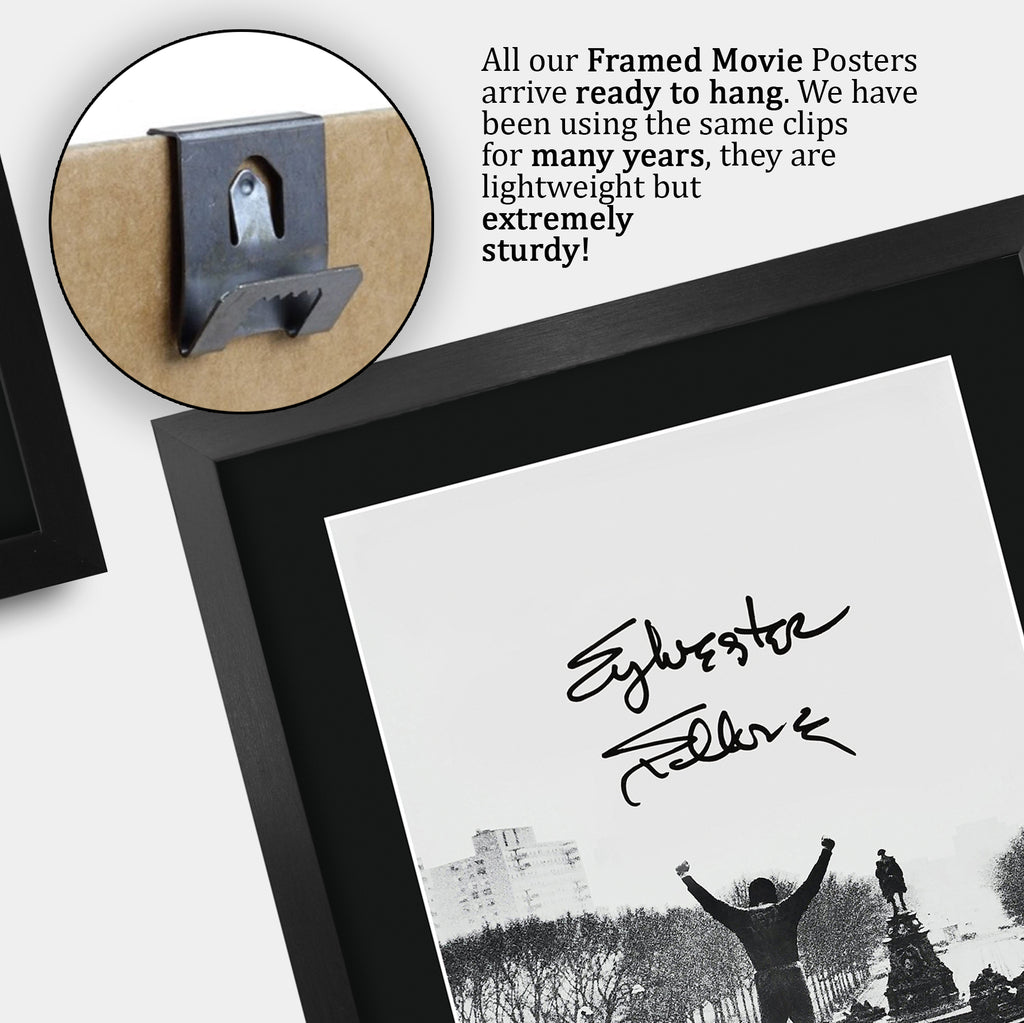 Rocky Movie Poster Sylvester Stallone A3 framed print, view 5
