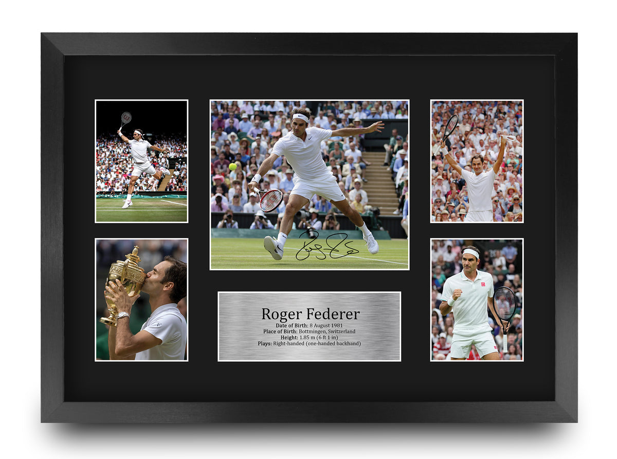 Roger Federer A3 framed print