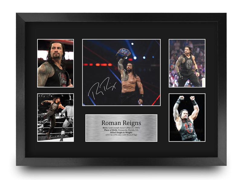 Roman Reigns A3 Framed Print