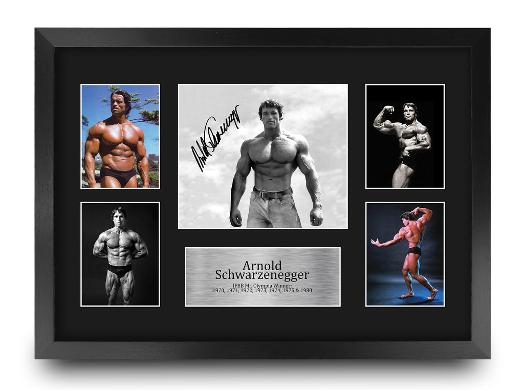 Schwarzenegger Mr Olympia A3 framed print