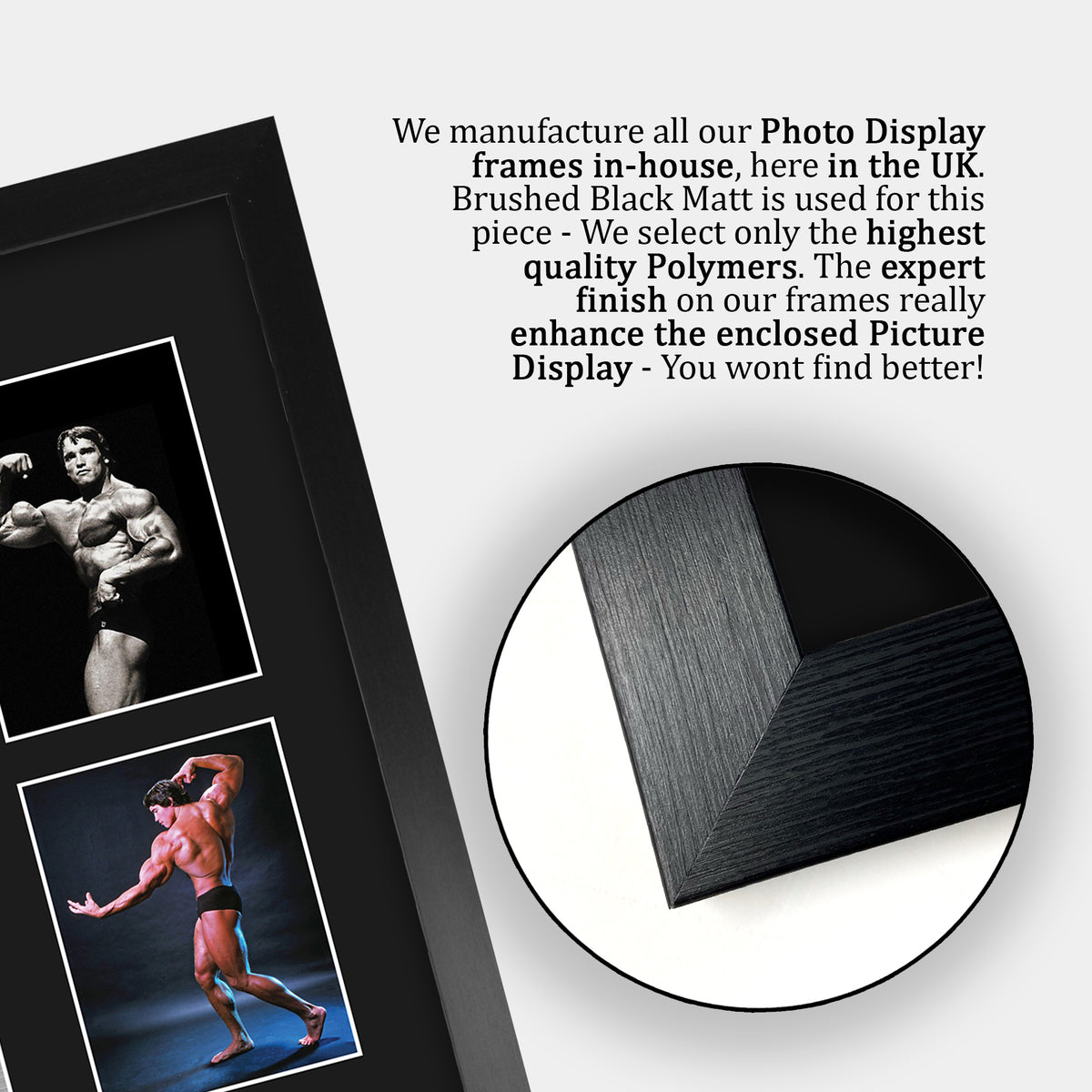 Schwarzenegger Mr Olympia A3 framed print, view 6