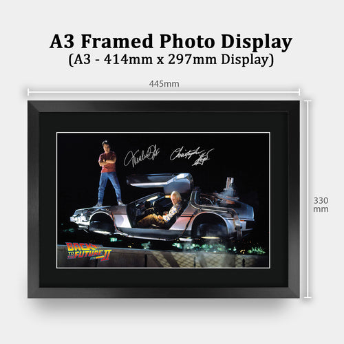 Back to the Future 2 Scene 2 A3 framed print, view 2