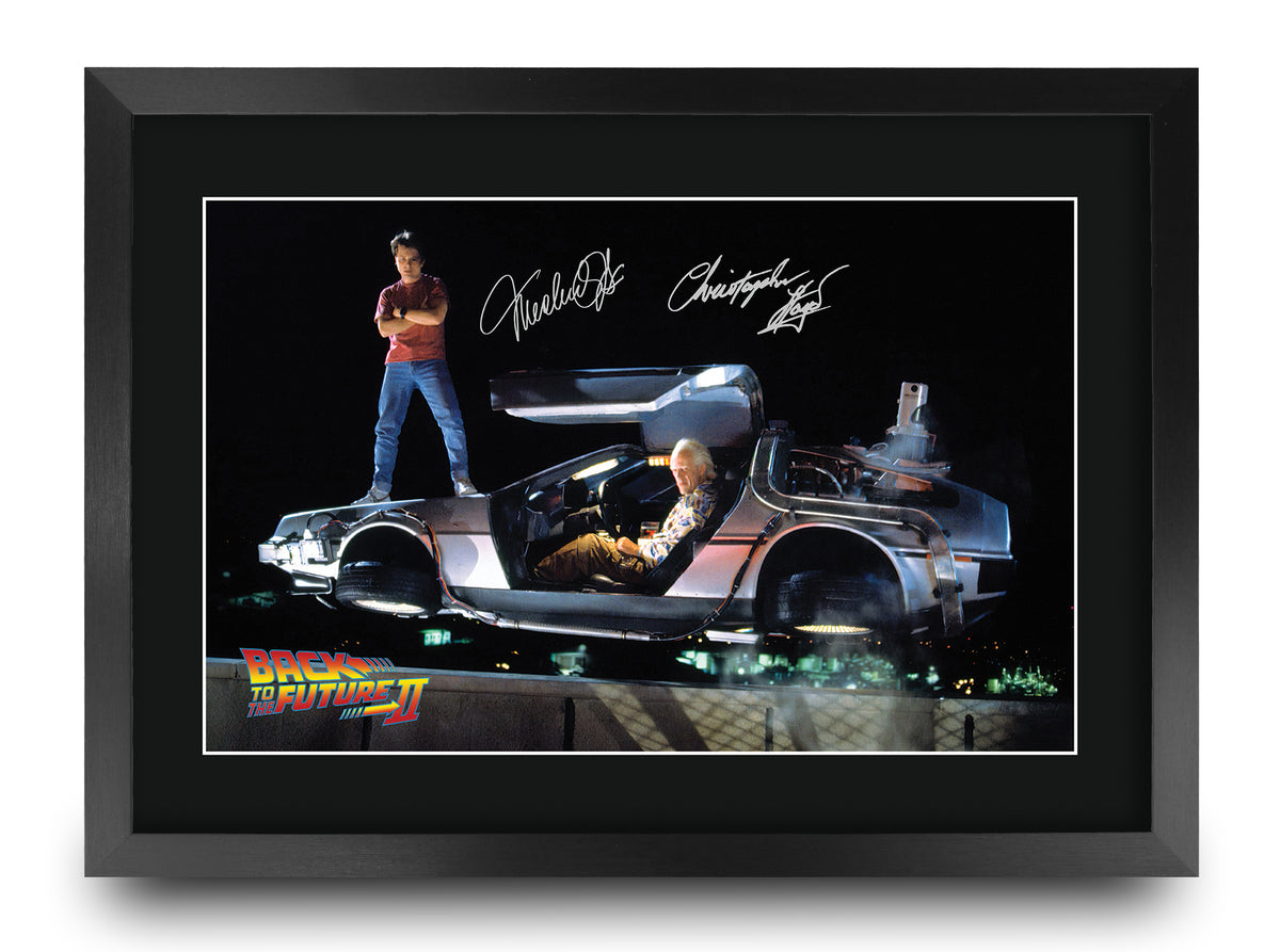 Back to the Future 2 Scene 2 A3 framed print