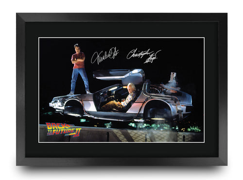 Back to the Future 2 Scene 2 A3 framed print