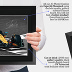 Lando Norris McLaren II A3 framed print, view 4