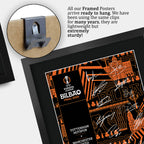 Europa League Final 2025 Programme Cup Winners A3 framed print, view 5