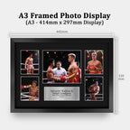 Stallone & Lundgren Rocky 4 A3 framed print, view 2