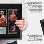 Stallone & Lundgren Rocky 4 A3 framed print, view 4