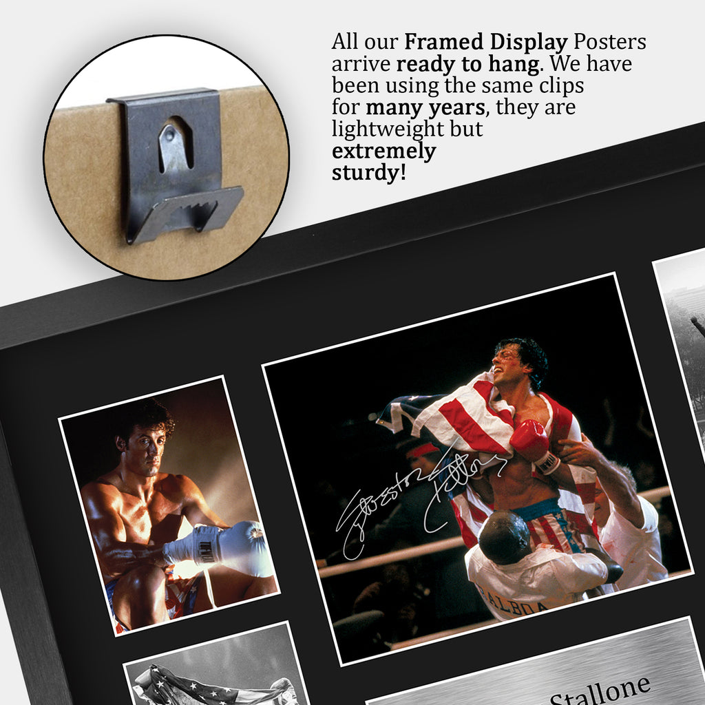 Sylvester Stallone A3 framed print, view 5