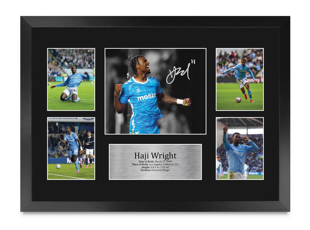Haji Wright A3 framed print
