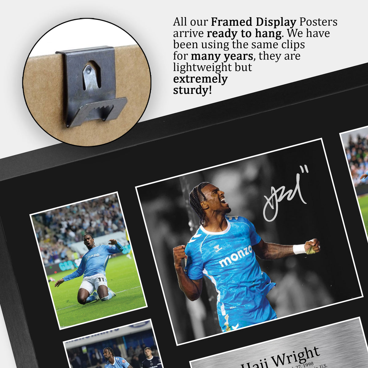 Haji Wright A3 framed print, view 5
