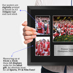 Arsenal Premier League Champions 25/26 Winners 2026 A3 framed print, view 3