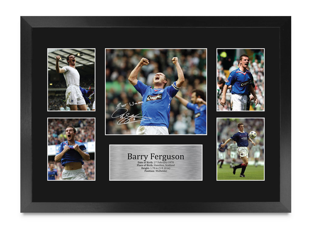 Barry Ferguson A3 framed print