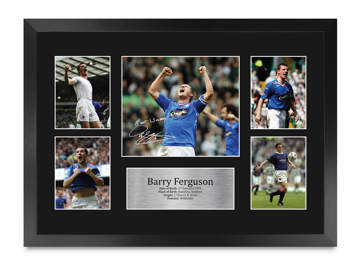 Barry Ferguson A3 framed print
