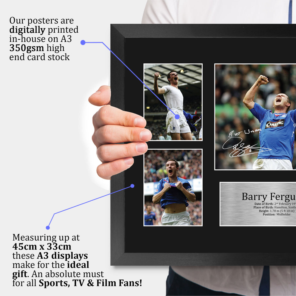 Barry Ferguson A3 framed print, view 3