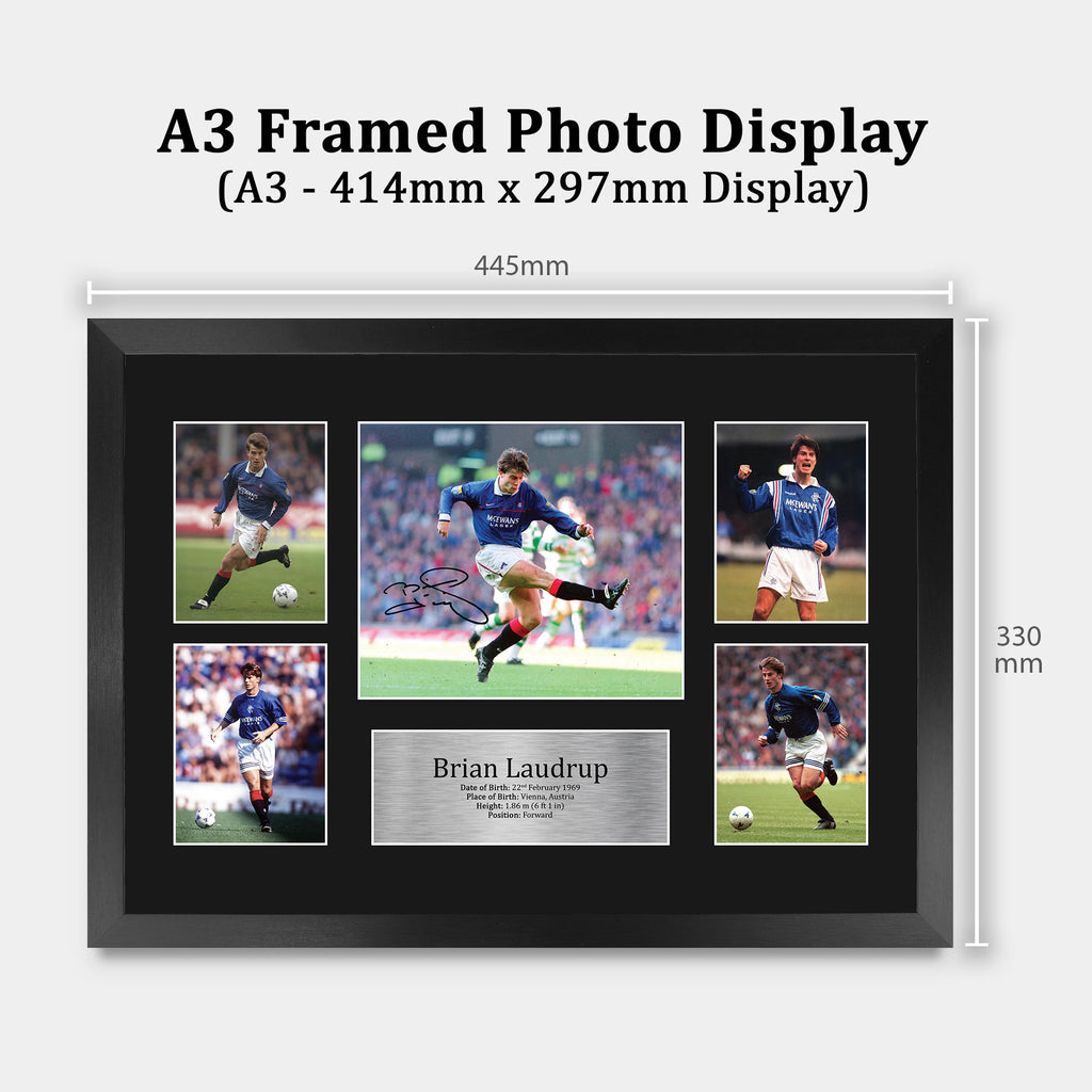Brian Laudrup A3 framed print, view 2