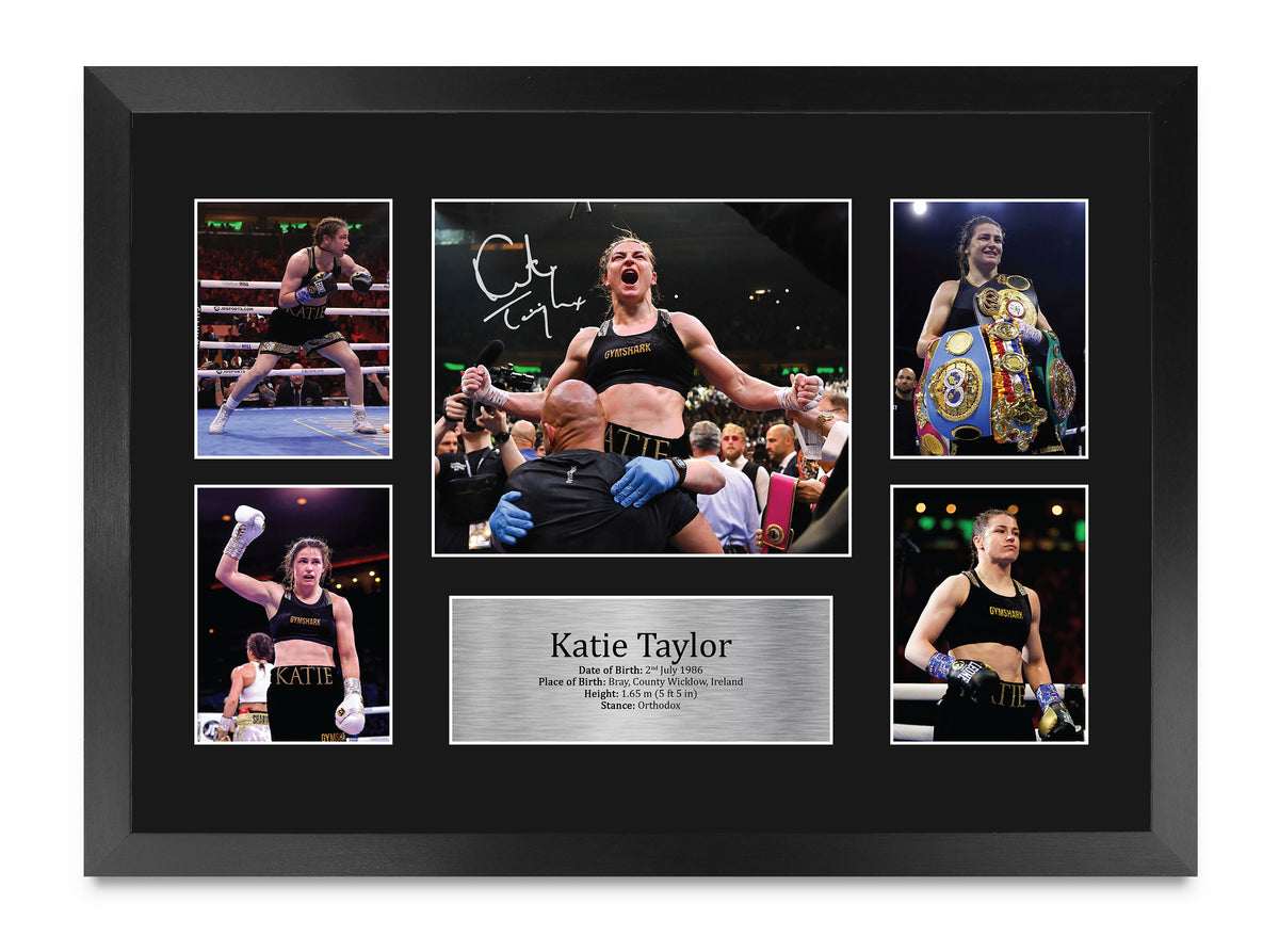 Katie Taylor A3 framed print