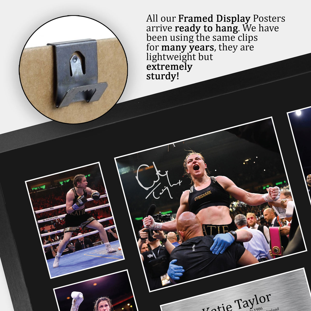 Katie Taylor A3 framed print, view 5