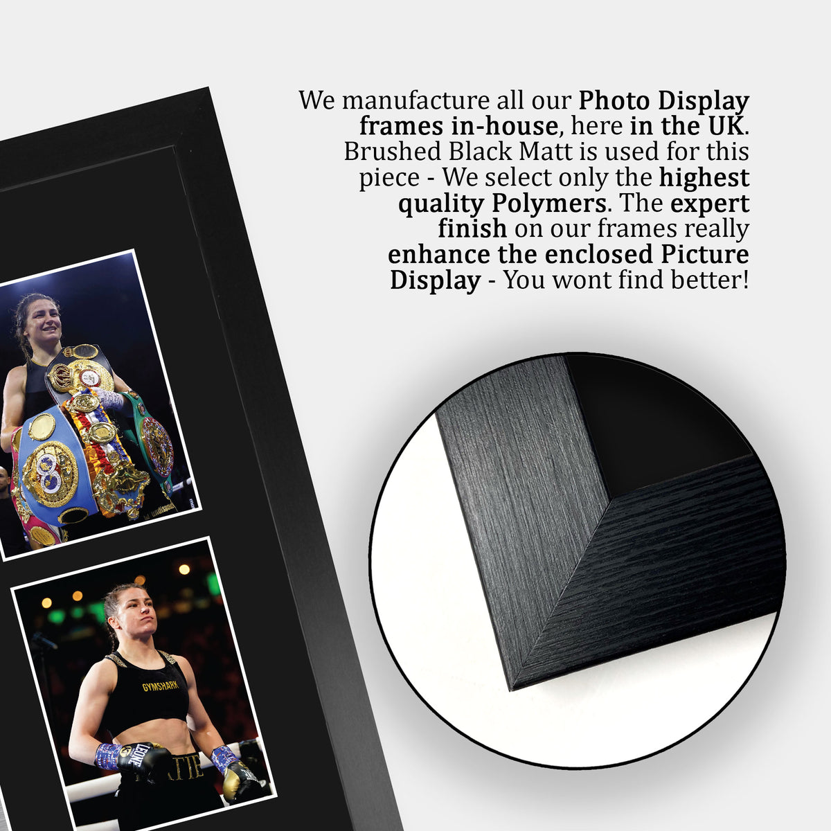 Katie Taylor A3 framed print, view 6