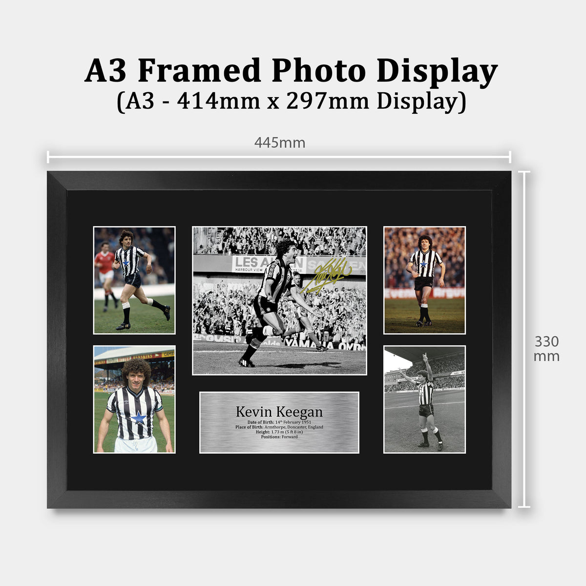 Kevin Keegan A3 framed print, view 2