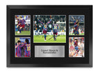 Messi & Ronaldinho A3 framed print