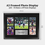 Messi & Ronaldinho A3 framed print, view 2